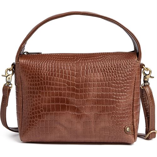 DEPECHE TASKE, FASHION FAVOURITES CROSSOVER, COGNAC CROCO